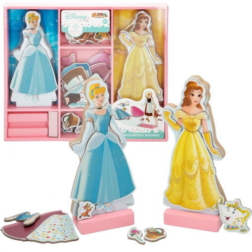 Magnético de madeira- Princesas Disney