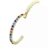 Argola colorida Gold