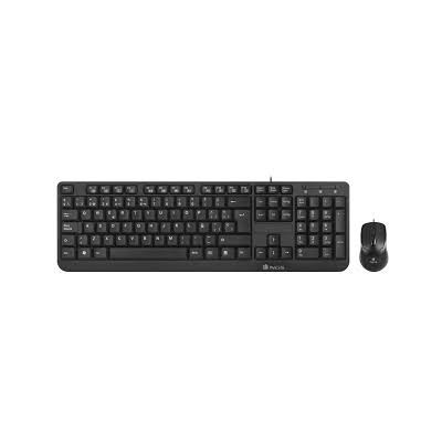 TECLADO+MOUSE NGS MULTIMEDIA WIRED DESKTOP COCOA