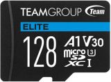 TEAM GROUP 128GB microSDXC ELITE UHS-I U3 V30 A1 c/adap.100R/50W