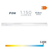 Fita Led 13W 1150lm 6500K Luz Fria 83,8x3,5x3,8cm EDM