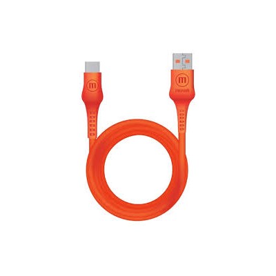 CABO MAXELL USB PARA USB-C JELLEEZ LARANJA