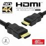 CABO HDMI DOURADO MACHO / MACHO 4K 2MT 