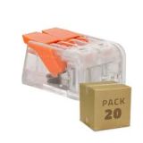Pack 20 ligadores rápidos 2 entradas 0.08-4 mm