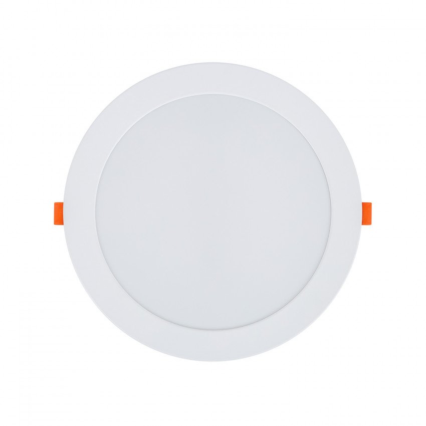 Painel led circular super slim 3W  branco quente