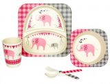 Conjunto de Criança de Bambu Elephant