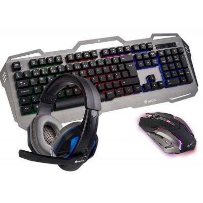 GAMING BUNDLE NGS TECLADO+MOUSE+HEADPHONE