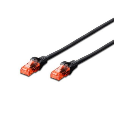 PATCH CORD U/UTP CAT6 LSZH 5 MTR PRETO