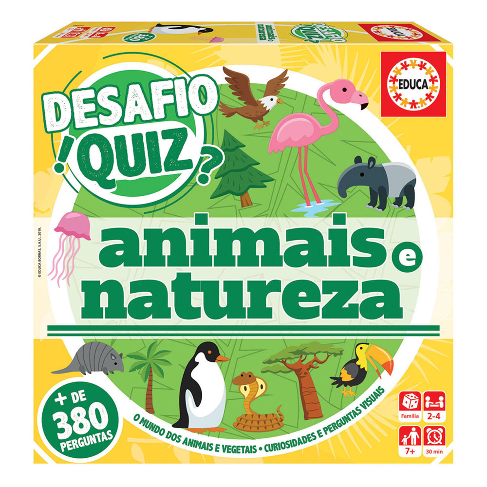 EDUCA DESAFIO QUIZ DESCOBRIR OS ANIMAIS