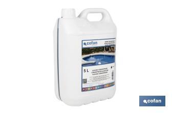 Algicida concentrado de 5 litros para piscinas