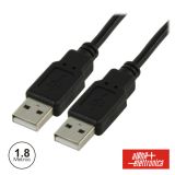 Cabo USB-A 2.0 macho USB-A macho 1.5M