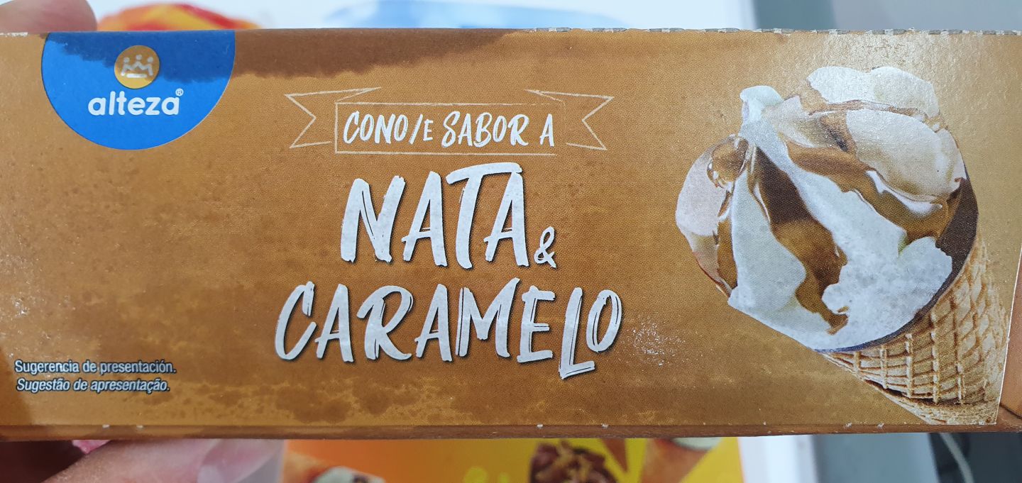 GELADO ALTEZA CONE CARAMELO NATA 6x120ML