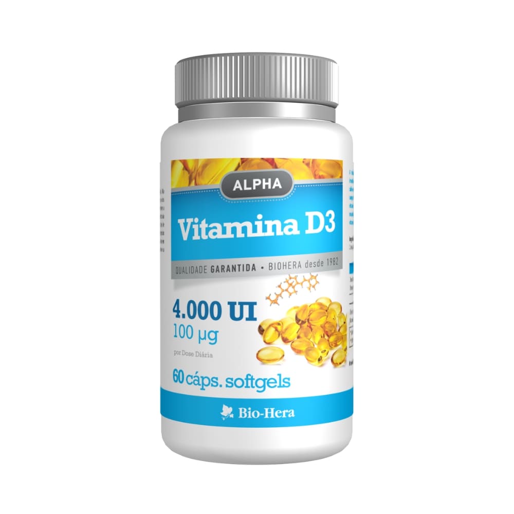 ALPHA - Vitamina D3 60 SOFT GELS (BioHera)