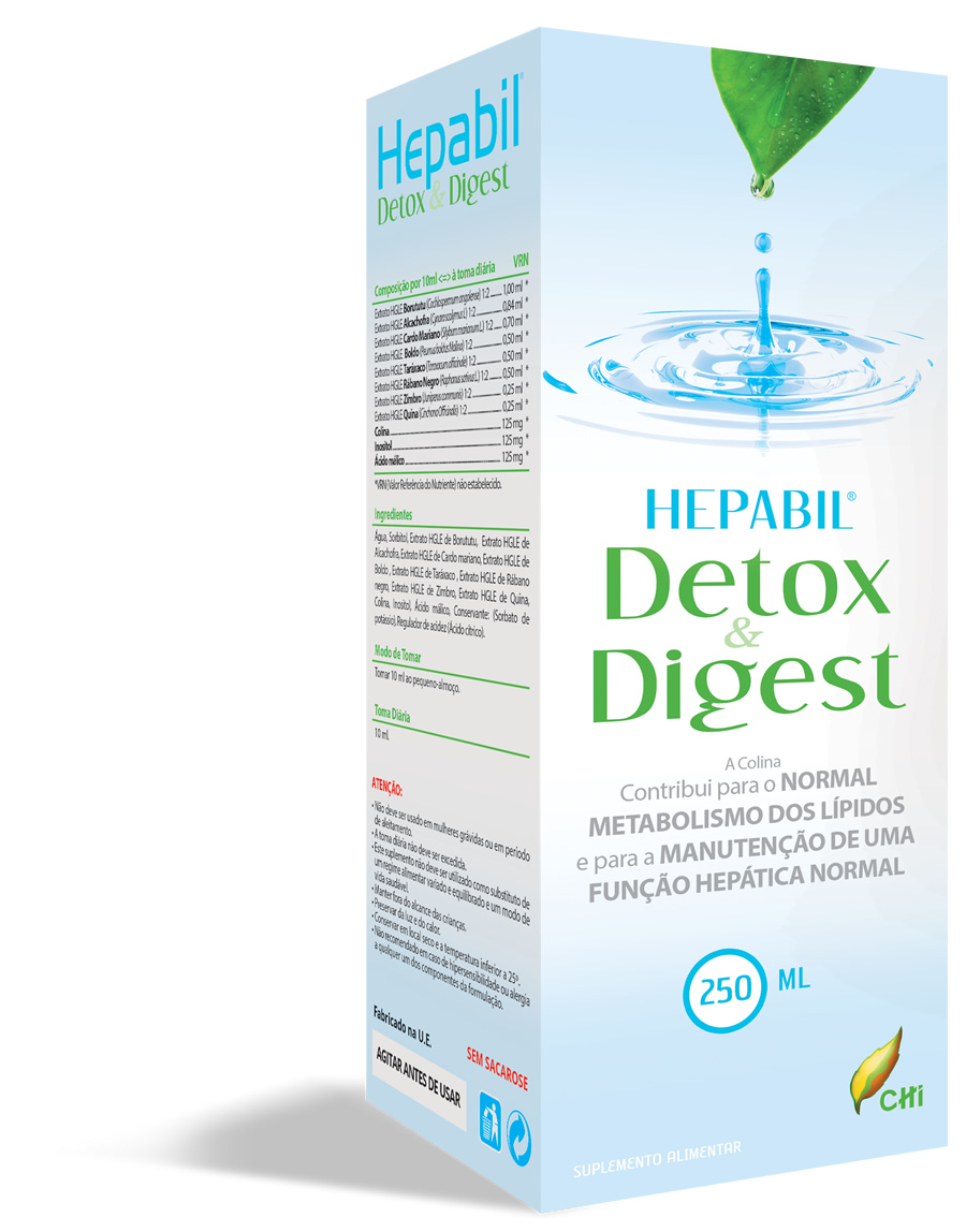 Hepabil Detox & Digest 250 ml Xarope