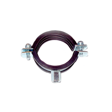 Abraçadeira C/Borracha M8/10 Aço Zincado 3/4