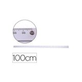 REGUA Q-CONNECT 1M METALICA ALUMINIO