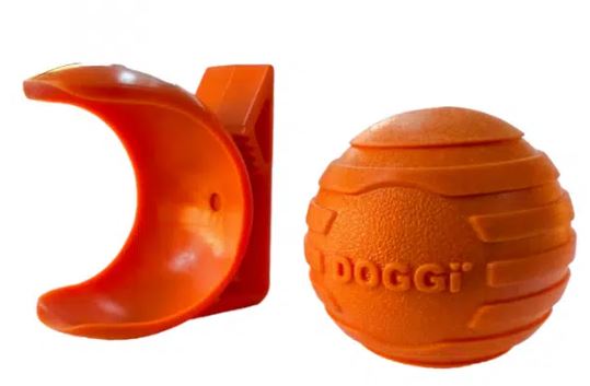DOGGI BALL N CLIP SMALL