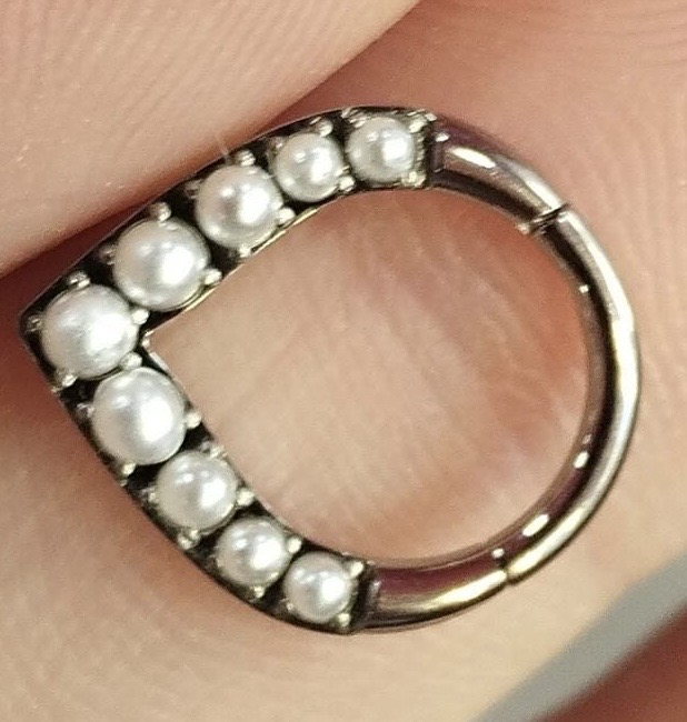 Argola em Vitoria Perola