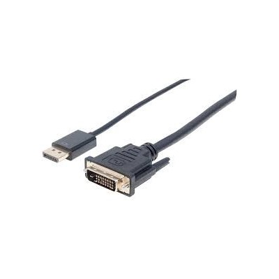 CABO DISPLAYPORT 3MT (M) PARA DVI-D (M) PRETO MANHATTAN