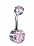Piercing Umbigo Pink 