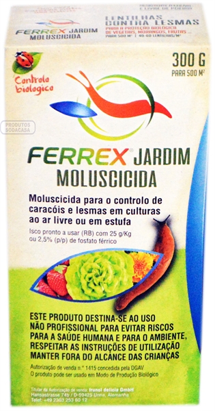Granulado Moluscicida 2,5% 300grs Ferrex