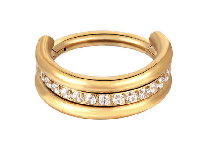 Argola Kiev 12mm Gold