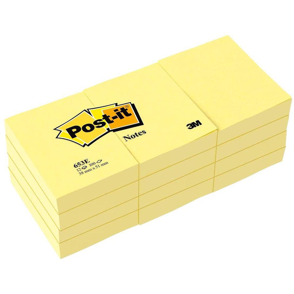 POST-IT 75X125 APLI AMARELO (1/12)